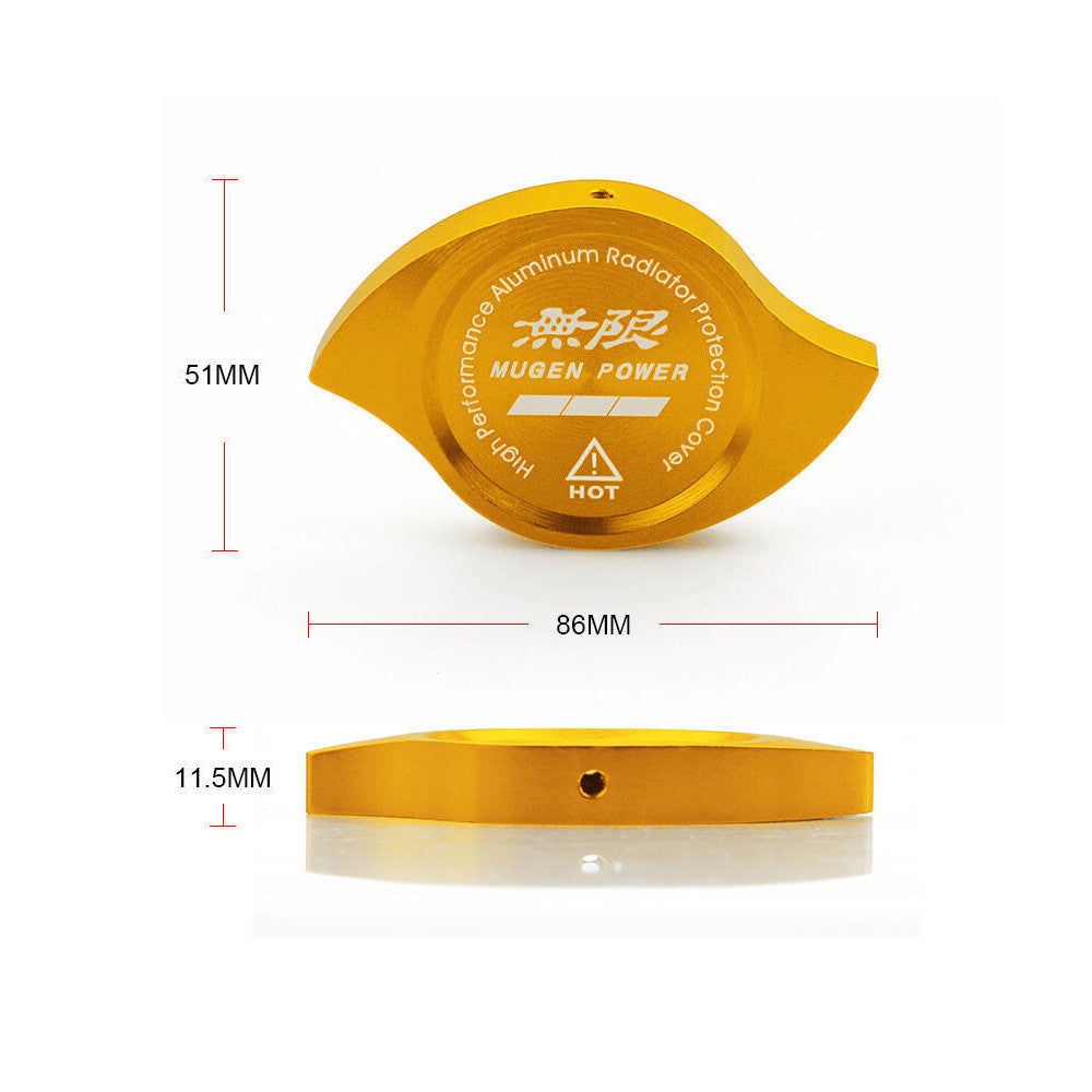 Gold JDM Aluminum Racing Engine Oil Filler Cap+ Radiator Cap for Honda for Acura