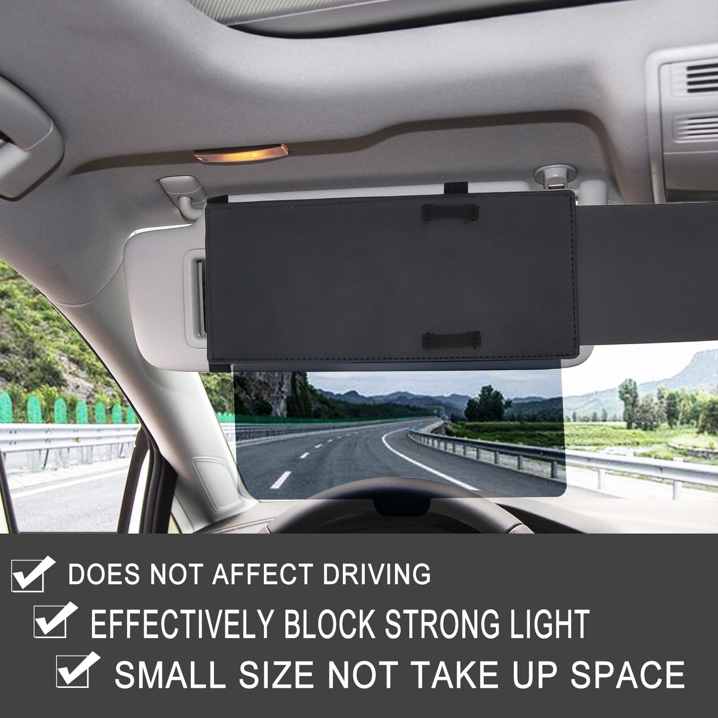 Car sun visor extender protector truck front side window sunshade anti-glare