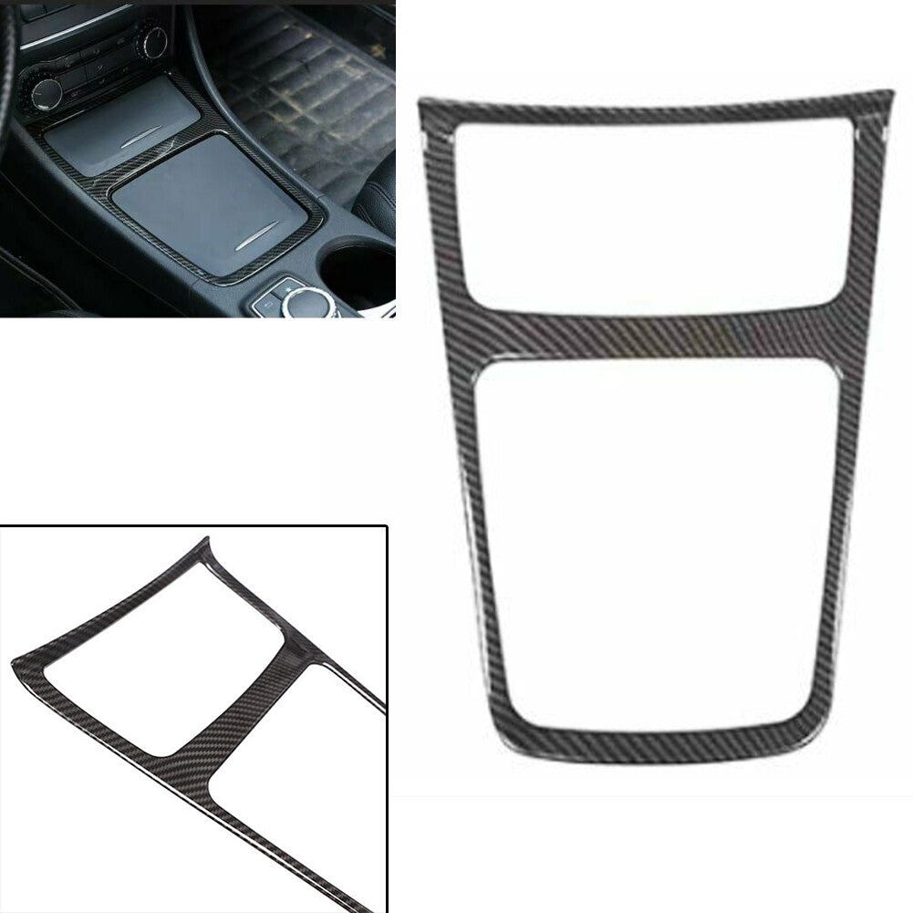 for Benz A/GLA/CLA Class W117 C117 13-17 Carbon Fiber Center Console Panel Trim