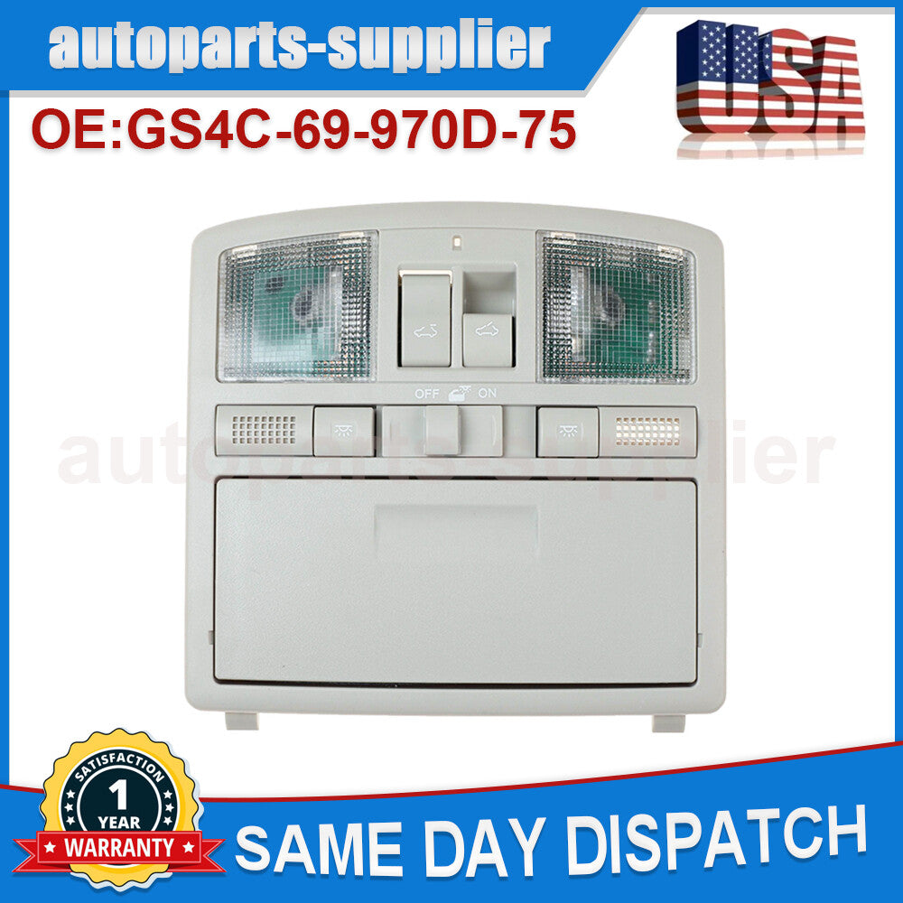 Overhead console reading light for 2009-13 for Mazda 6 CX-9 with sunroof GS4C69970D75