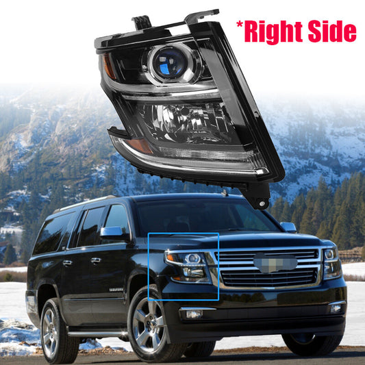 Passenger Right For 2015-2020 for Chevy Tahoe/Suburban HID/Xenon Headlight Assembly