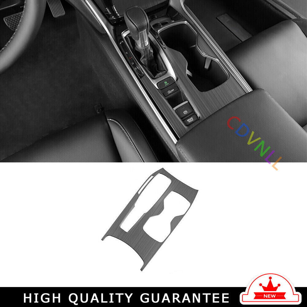 Middle Console Gear Shift Panel Trim for Honda Accord 2018-2022 Black Titanium
