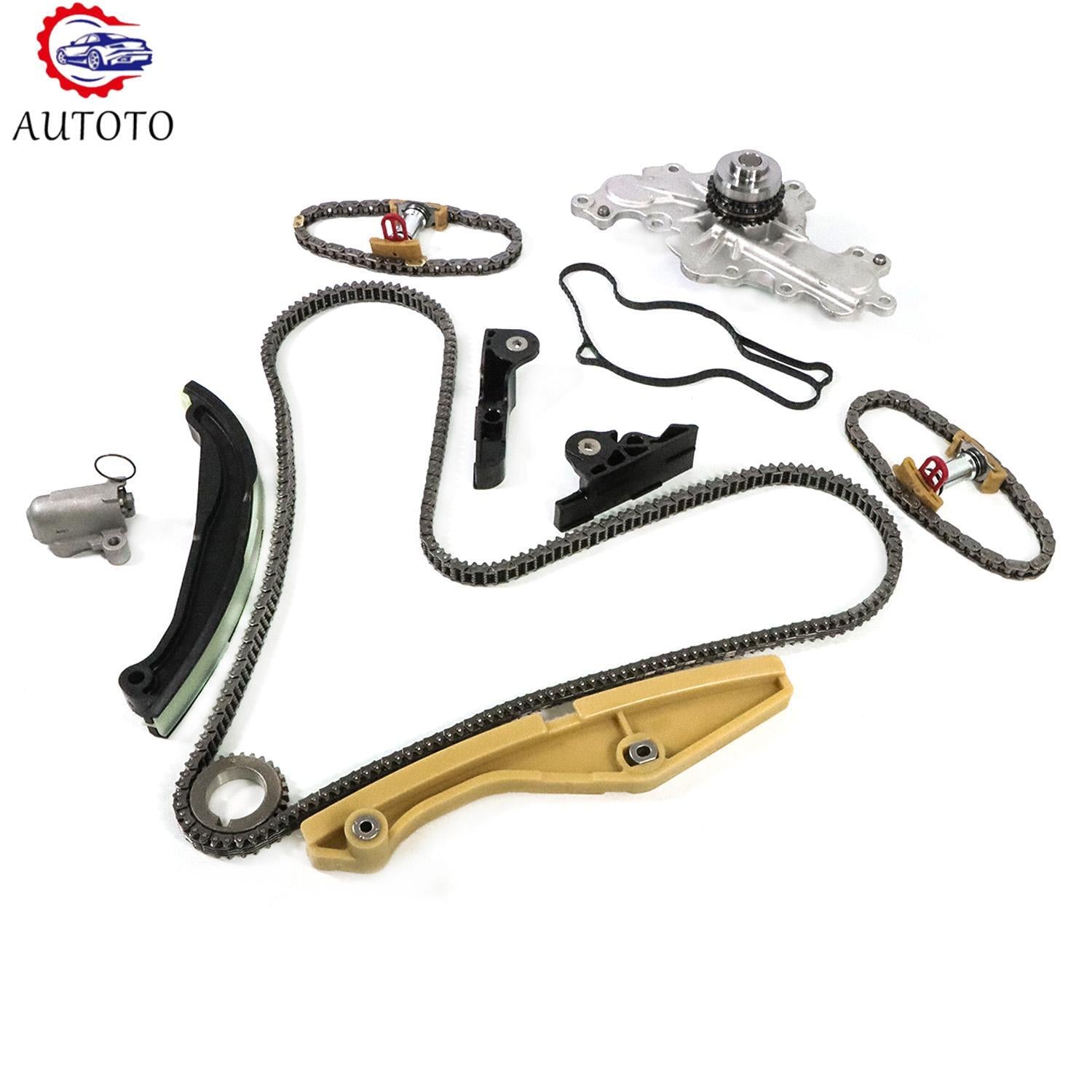 Timing Chain Kit Water Pump For 13-17 3.5L for Ford Edge Taurus for Lincoln MKX MKS