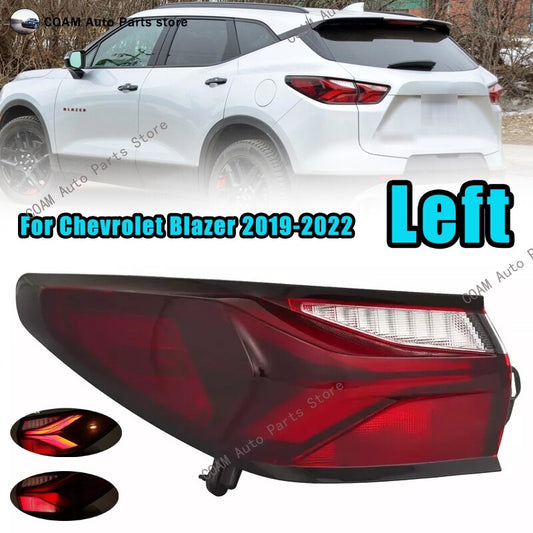 Left LED taillight for Chevrolet Blazer 2019-2022 rear brake reverse light