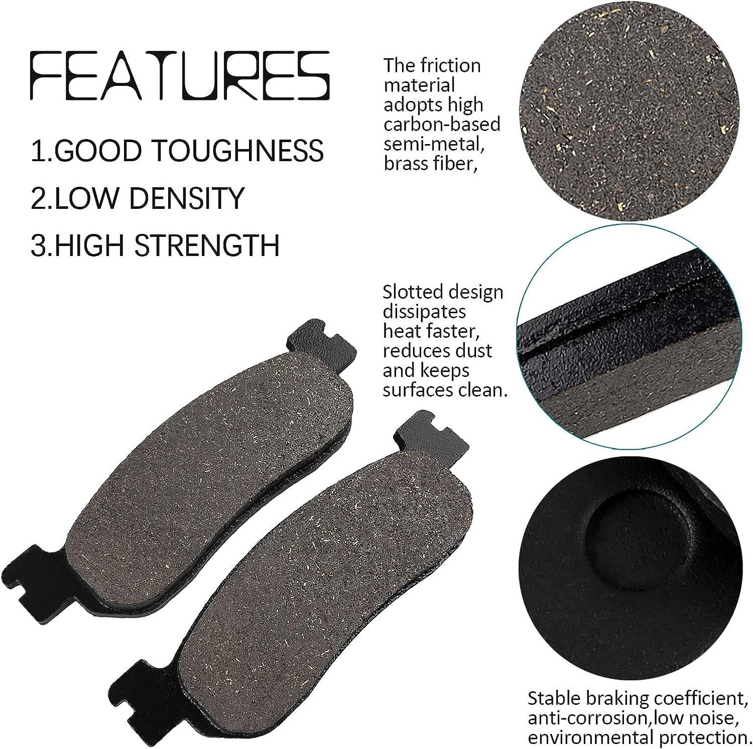 Front Brake Pads for Yamaha TW200 TW 200 1991 1992 1993 1994 1995 1996 1997 1998