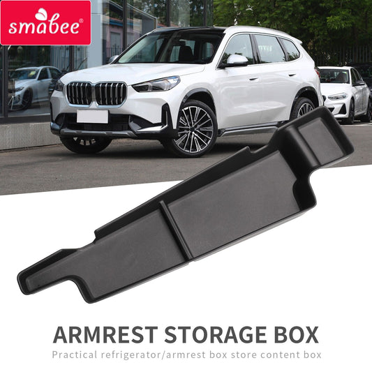 Car Armrest Storage Box for BMW X1 2023 2024 Center Console Tray Stowing Tidying