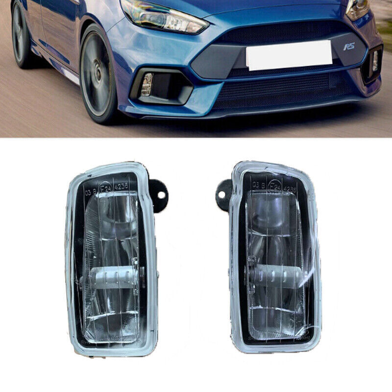 2-pack of front bumper fog lights and daytime driving lights for 2016-2018 for Ford Focus RS LHRH