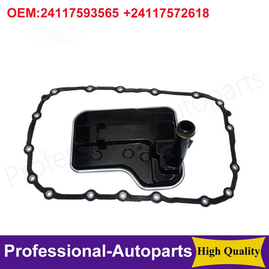 24117593565 Transmission filter with gasket suitable for BMW E90 E91 E92 328i 128i xDrive