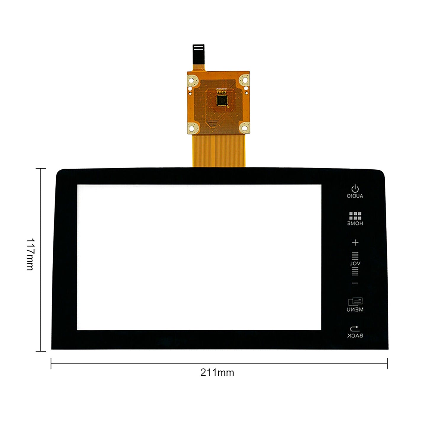 7 Touch Screen Digitizer Glass Panel for Honda 10th for Civic 16-19 39710-TBA-A11