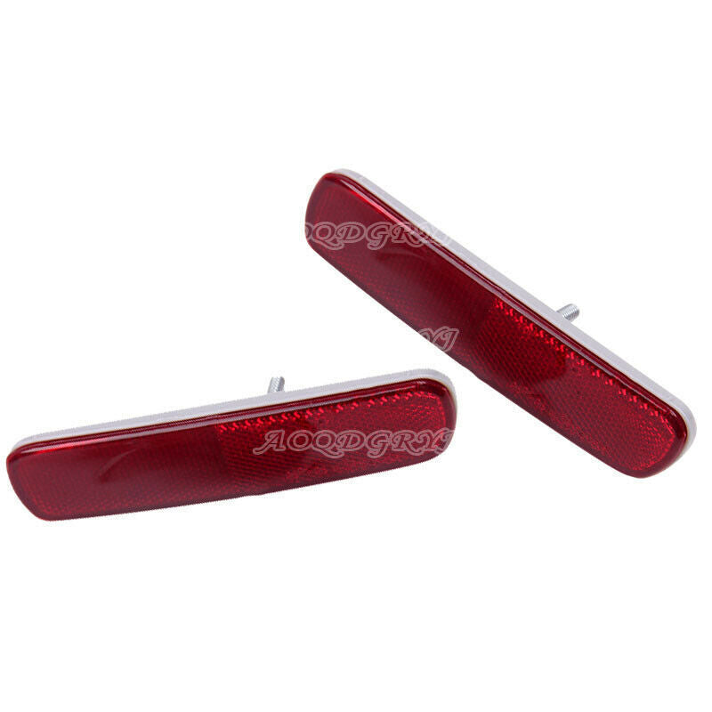 Car Accessories Rear Bumper Red Reflector Lens 2X for LEXUS LX470 1998 1999-2007