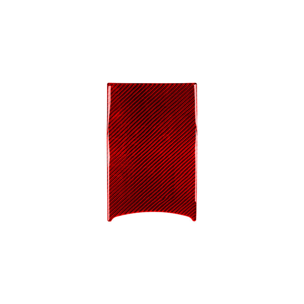 Red Carbon Fiber Rear Below Vent Outlet Cover Trim for Nissan Rogue 2014-2016