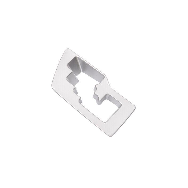 Fit for Toyota RAV4 2013-2018 Matte Silver Middle Console Gear Shift Frame Trim