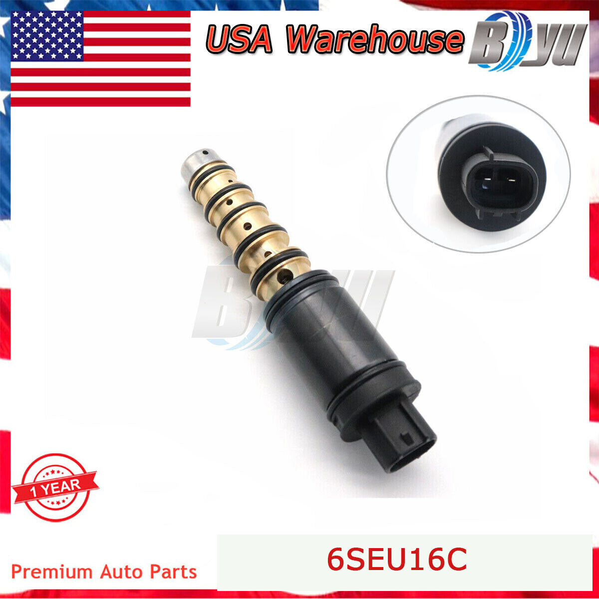 A/C Compressor Electronic Valve 6SEU16C for Toyota for Camry RAV4 2.4L CV47 07-09 US