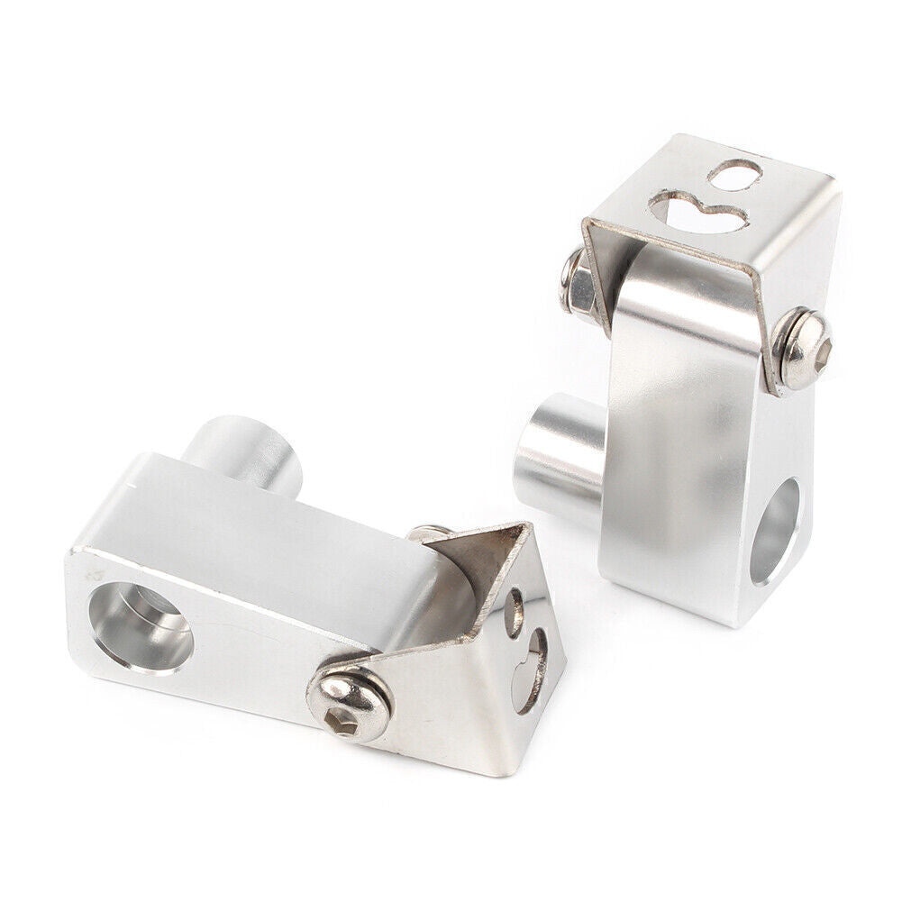 Motor Fog Light Bracket Modification Support Holder for Yamaha YZF R6 R1 Silver