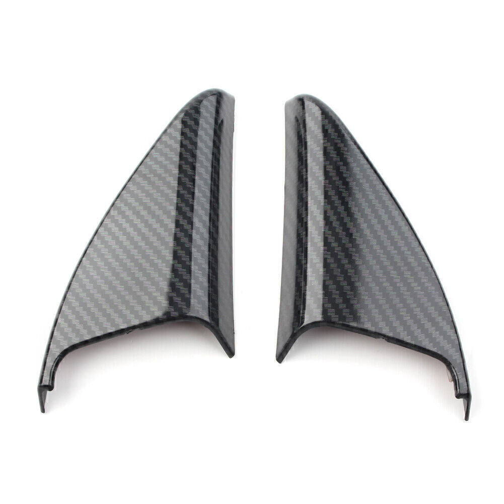 A Pillar Triangle Frame Cover Trim Fit for Benz A-Class A220 W177 2019 Carbon Fiber