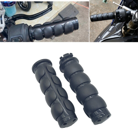 Black Handlebar Rubber Gel Hand Grips 1 Fit for Harley for Honda for Kawasaki Universal