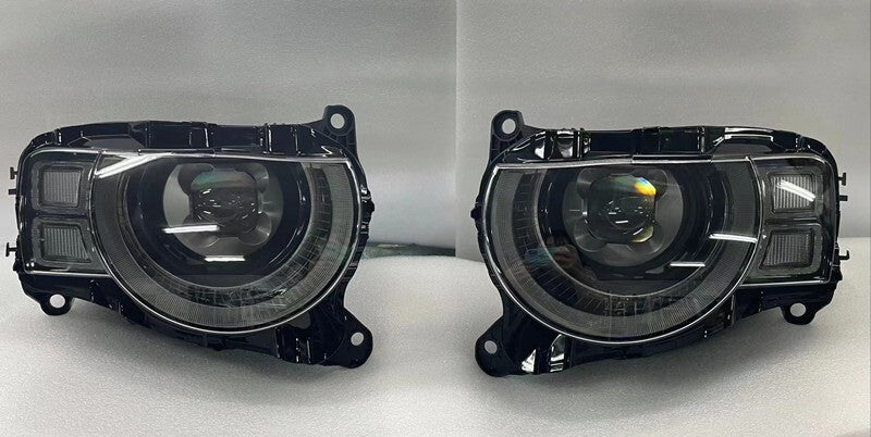 Pair LED Front Premium Headlight Assembly for Land Rover New for Defender 2020-2023