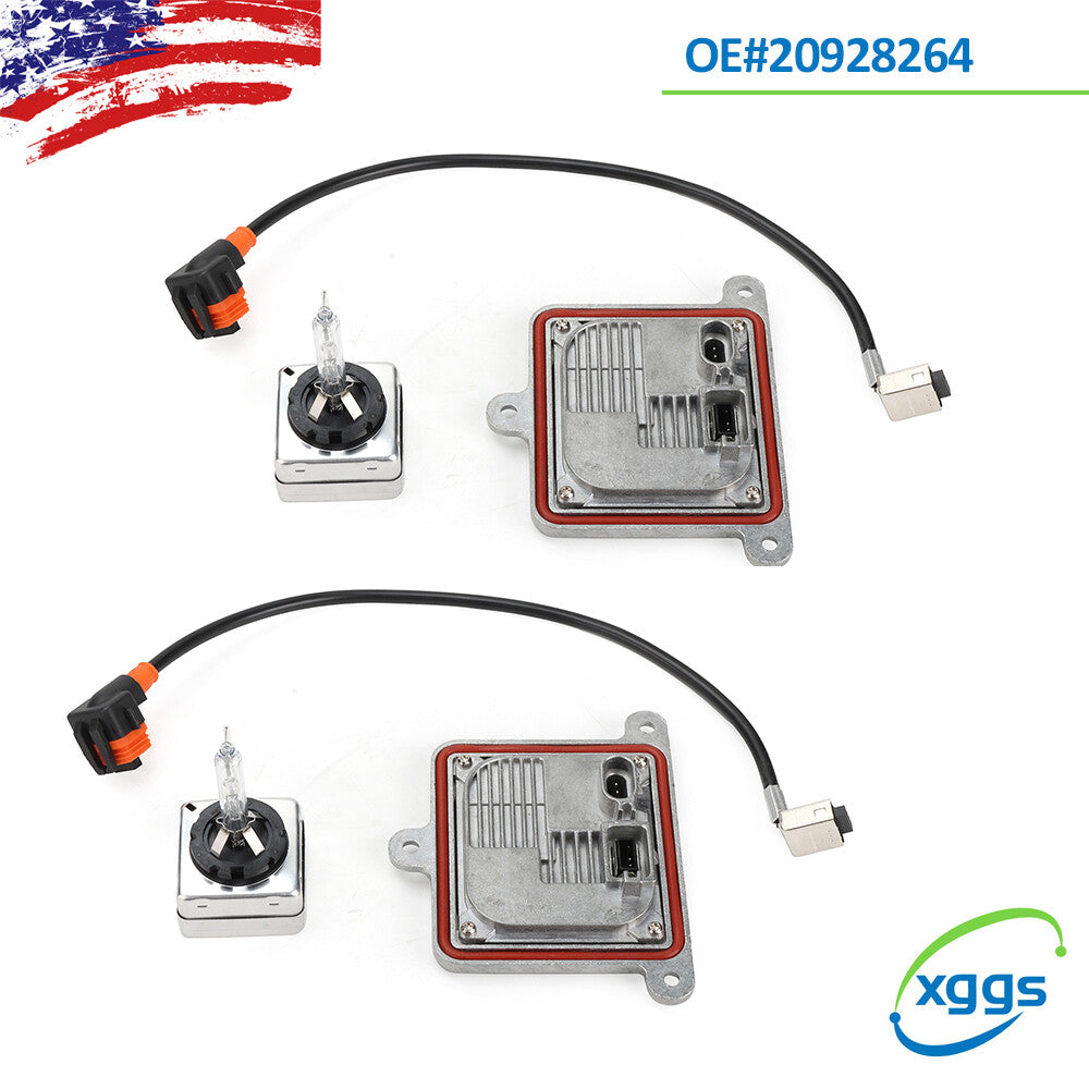 2 Set HID Xenon Headlight Ballast Module 20928264 for 2014-2020 for Chevrolet Tahoe