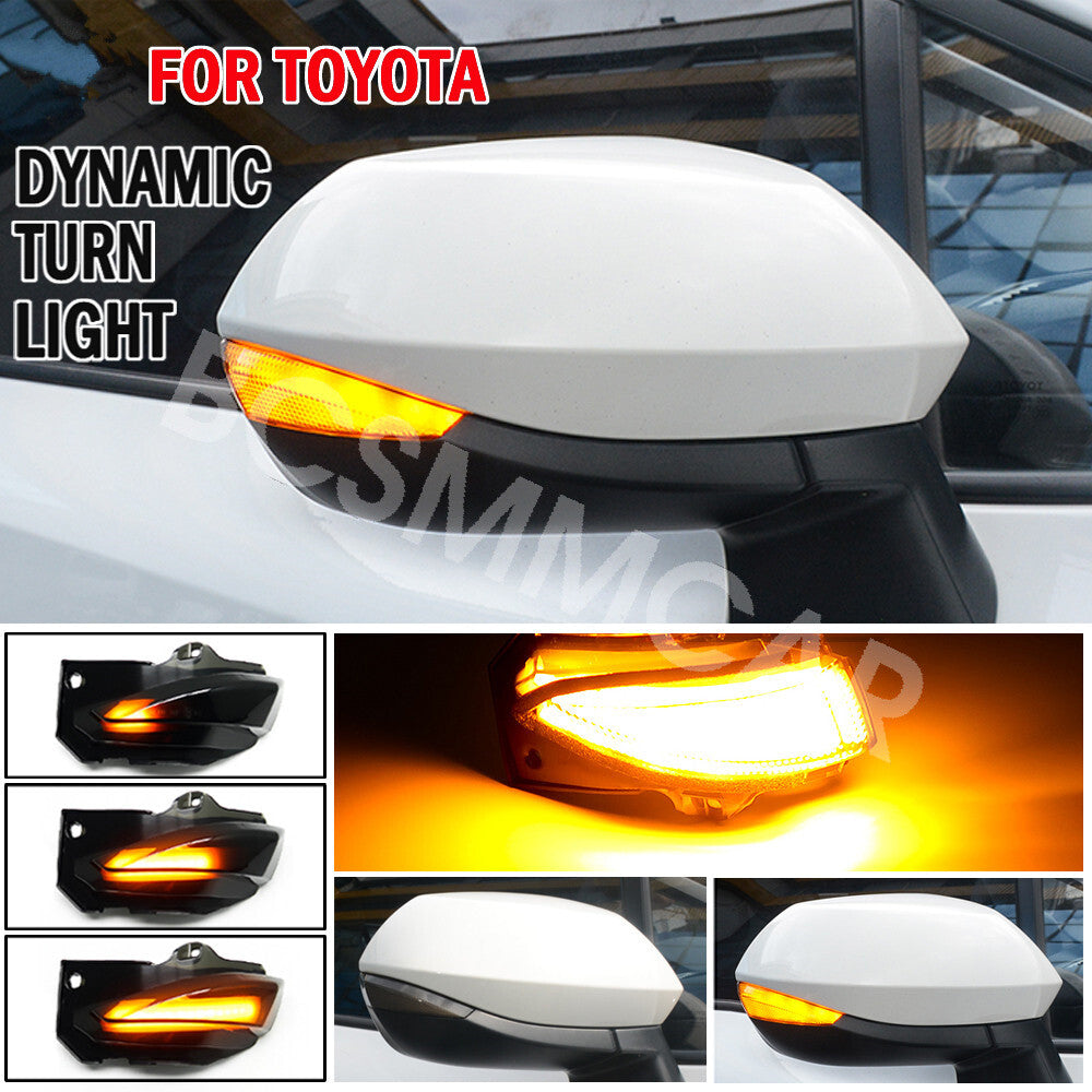 Fit for Toyota for Corolla 2019-2022 Mirror Turn Signal Light Plug Play Replacement