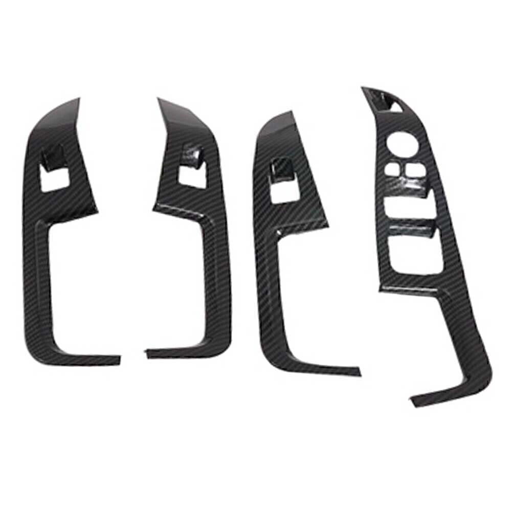 Carbon Fiber Interior Window Switch Panel Cover Fit for BMW X5 G05 X7 G07 2019 2020