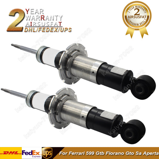 Pair for Ferrari 599 Gtb Fiorano Gto Sa Aperta Rear Air Suspension Shock W/ADS