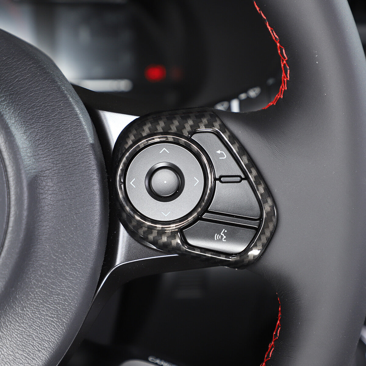 Carbon fiber central control gear groove gasket trim for Toyota Tacoma 06-15 USA