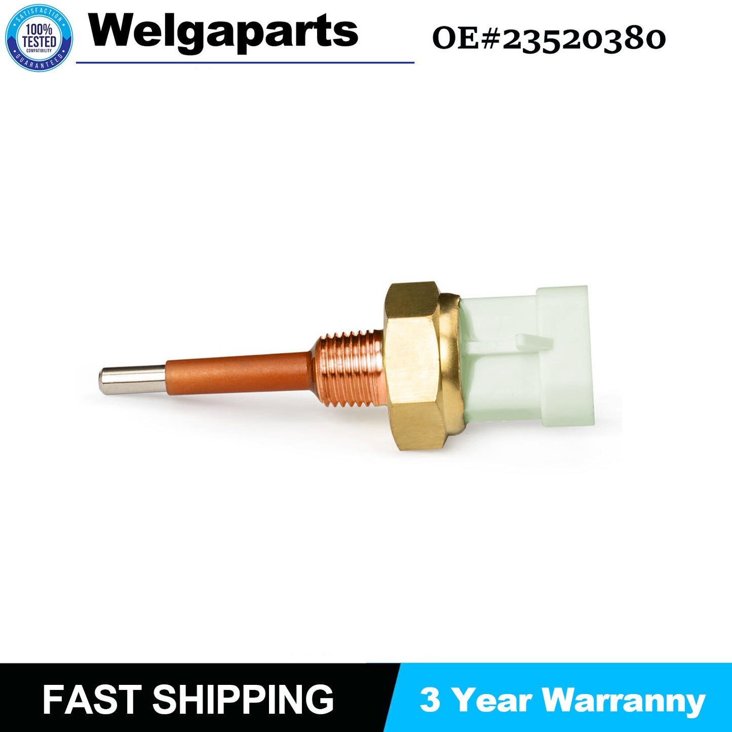 New 23520380 For Detroit 50 92 60 DDC DDE 1/4 NPT Coolant Temp Level Sensor