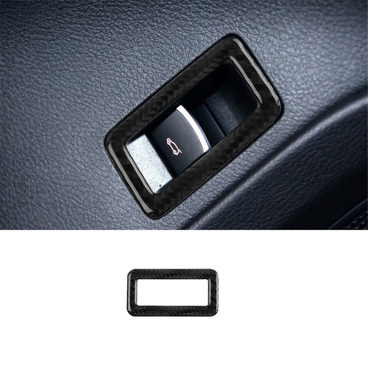 Boot Trunk Switch Trim Cover Decor Carbon Fiber for VW Touareg 2011-2018