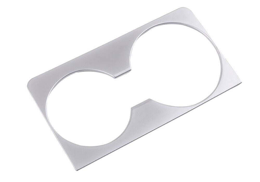 Silver ABS Water Cup Holder Panel Trim for Land Rover for Range Rover Evoque 2020-23