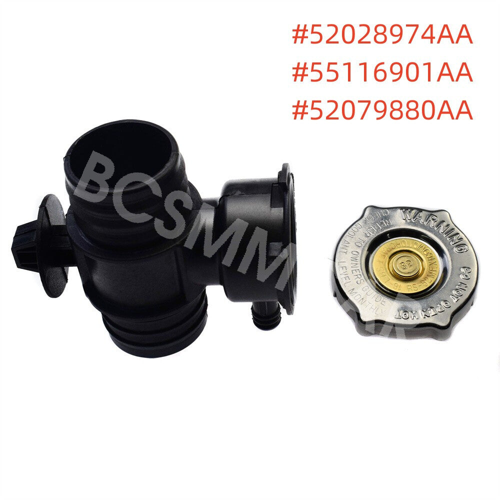 Radiator Coolant Connector Cap Fit For 2011-2014 for Chrysler 200 2.4L 52028974AA