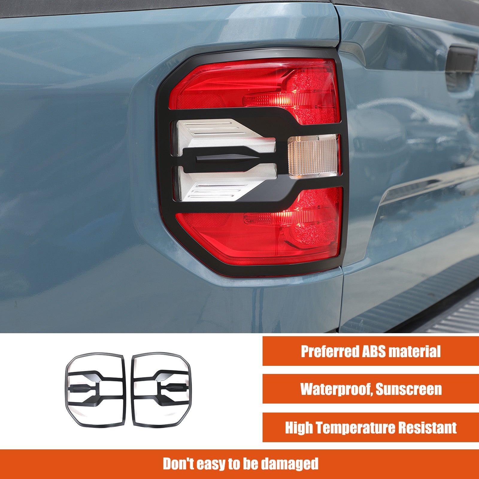 Oak exterior ABS interior door handle frame cover trim for Toyota Tundra 2022 - 2023 USA