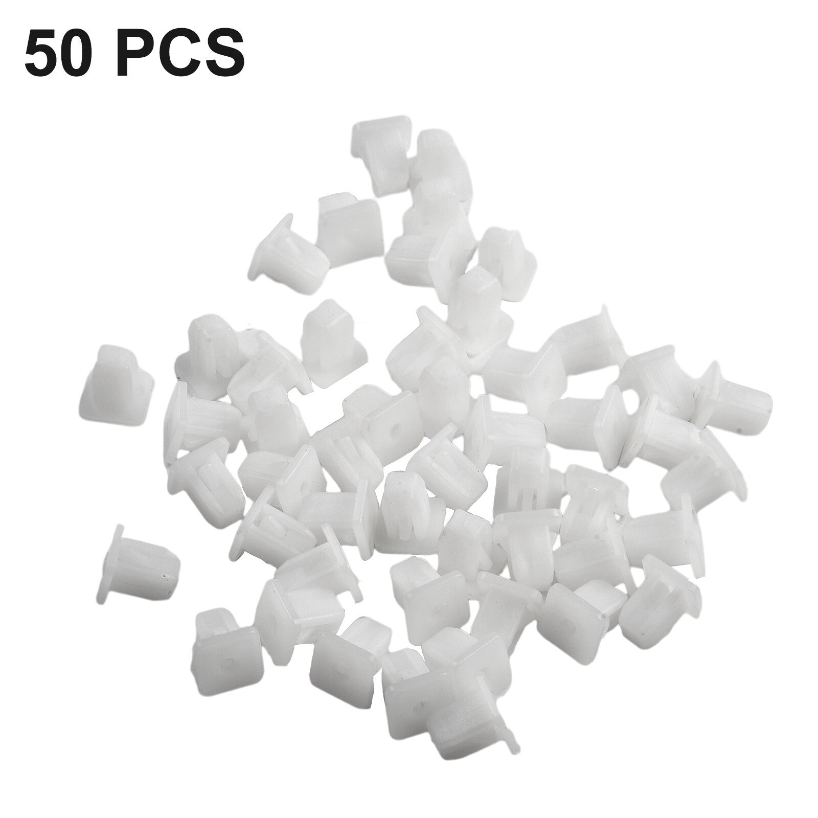 50mm square car mudguard lining buckle rivet push clip retainer with 88.5mm holes
