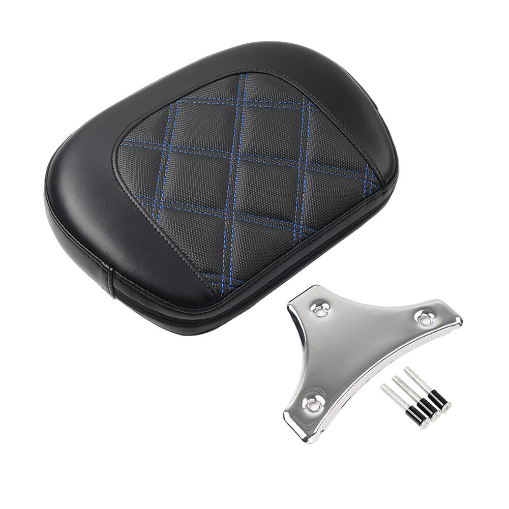 Fit for Harley Road King FLHR Road Glide FLTR Passenger Sissy Bar Backrest Pad Kit