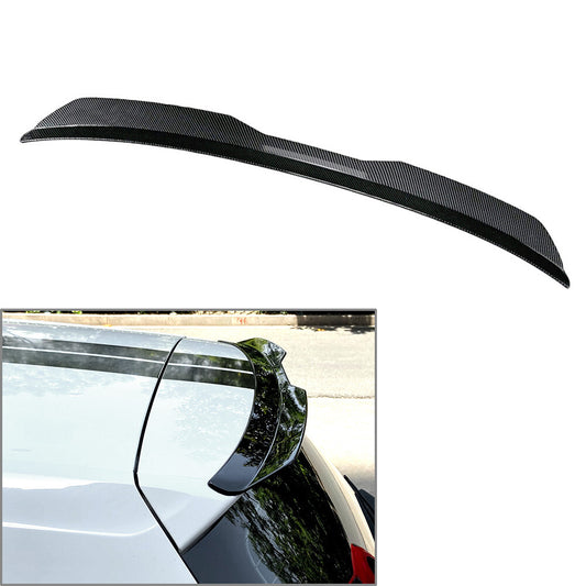 Carbon Fiber Universal Car Rear Roof Lip Spoiler Wing For Hatchback SUV MPV