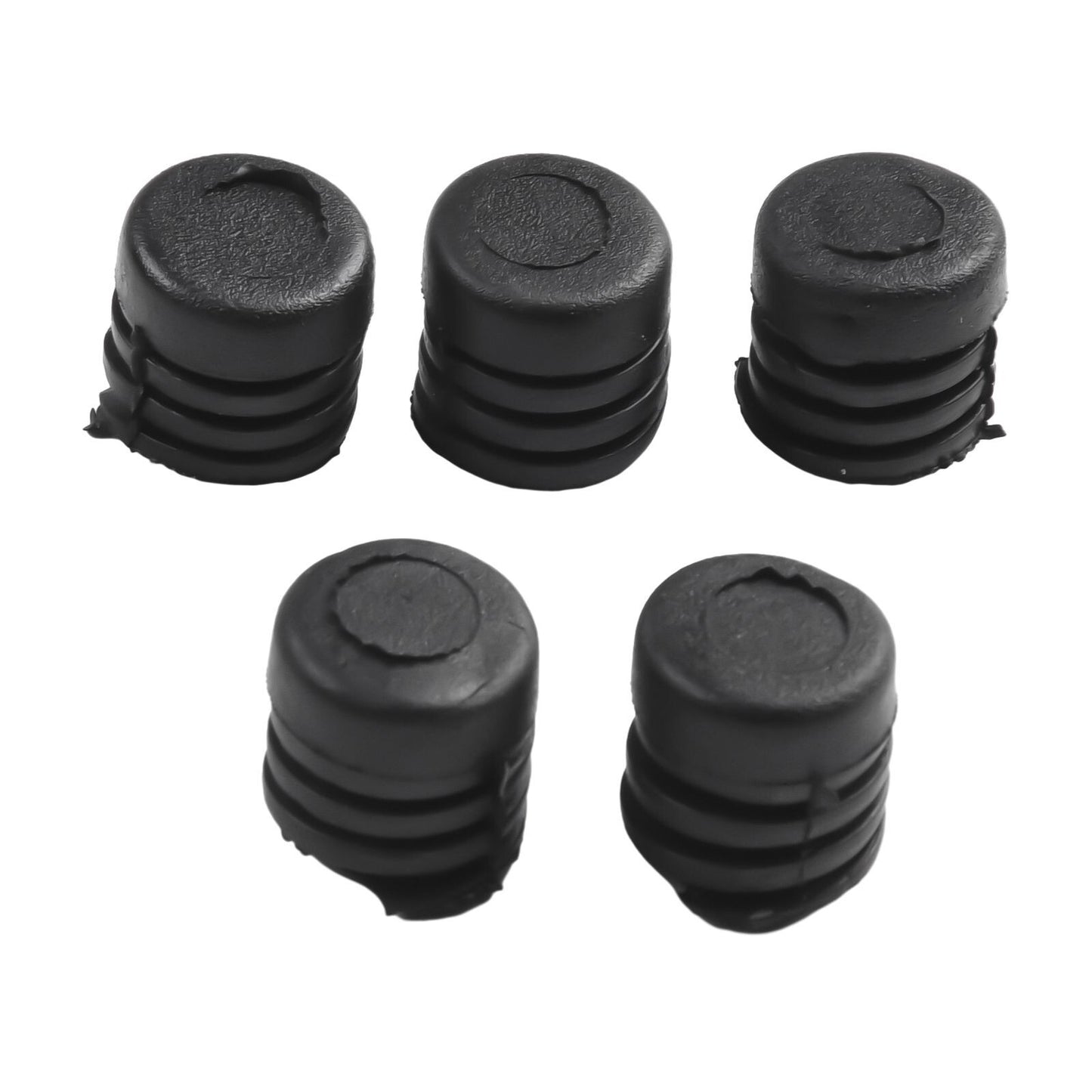 Premium Black Rubber Bonnet Buffer Hood Washer Bumper Parts for Nissan 5pcs Set