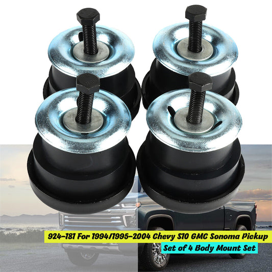 4-piece kit 924-181 Body Mount for Chevrolet S10 Pickups, for Chevrolet for GMC Sonoma 1994 - 2004