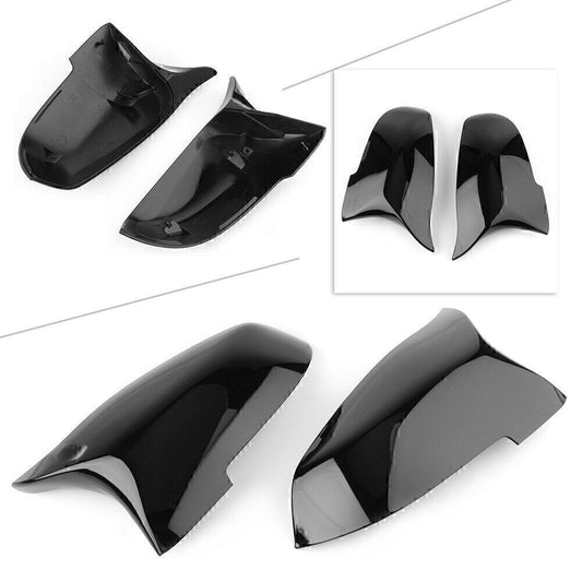 Spiegelkappen Au?enspiegelkappe Gl?nzend Schwarz f¨¹r for BMW F10 F11 F01 F06 F07 LCI