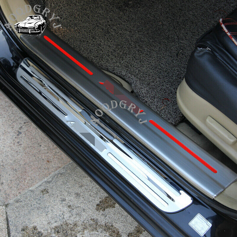 External Sill Scuff Plate Door Protector Pedal Cover for Honda Accord 2008-2012