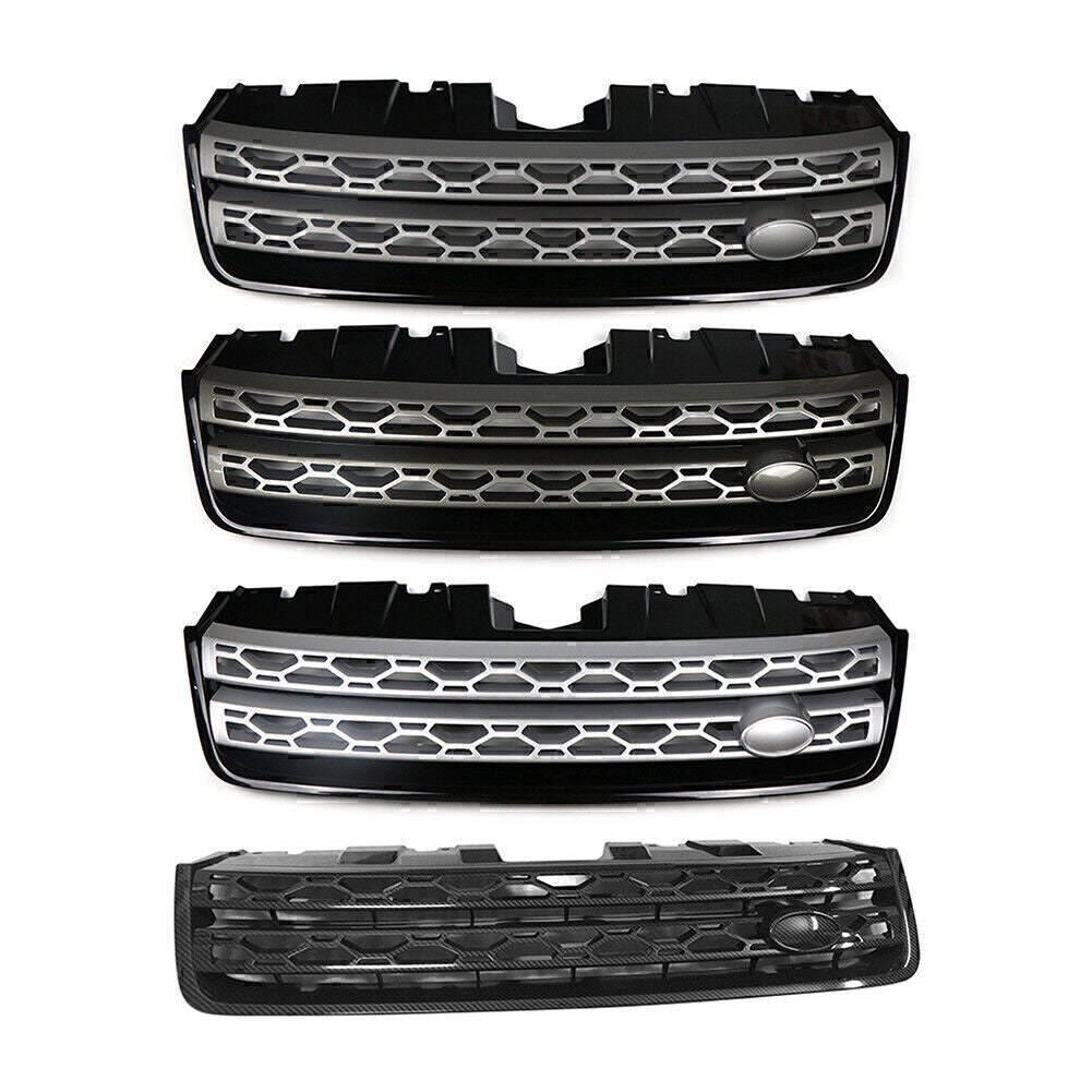 Front Bumper Mesh Grille Upper Grill Fit for Land Rover Discovery Sport 2015-19