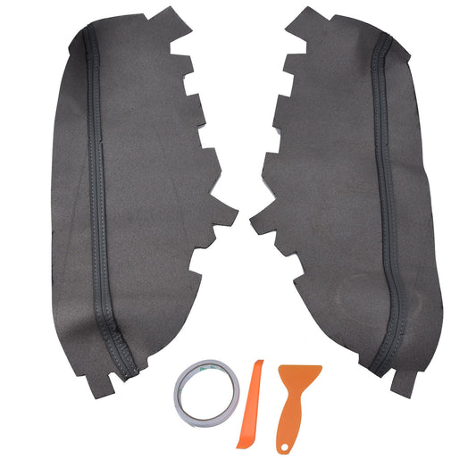2PCS/Set Leather Car Door Panel Armrest Cover Trim for Toyota for Avalon 2013-2018
