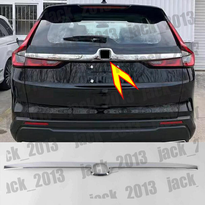 for Honda CR-V CRV 2023-2025 Chrome Rear centre Trunk Box Tail Gate Trim Strips
