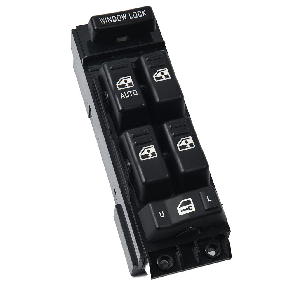 Kit Power Window Switch Front Driver Left Side Black for Chevy Avalanche LH