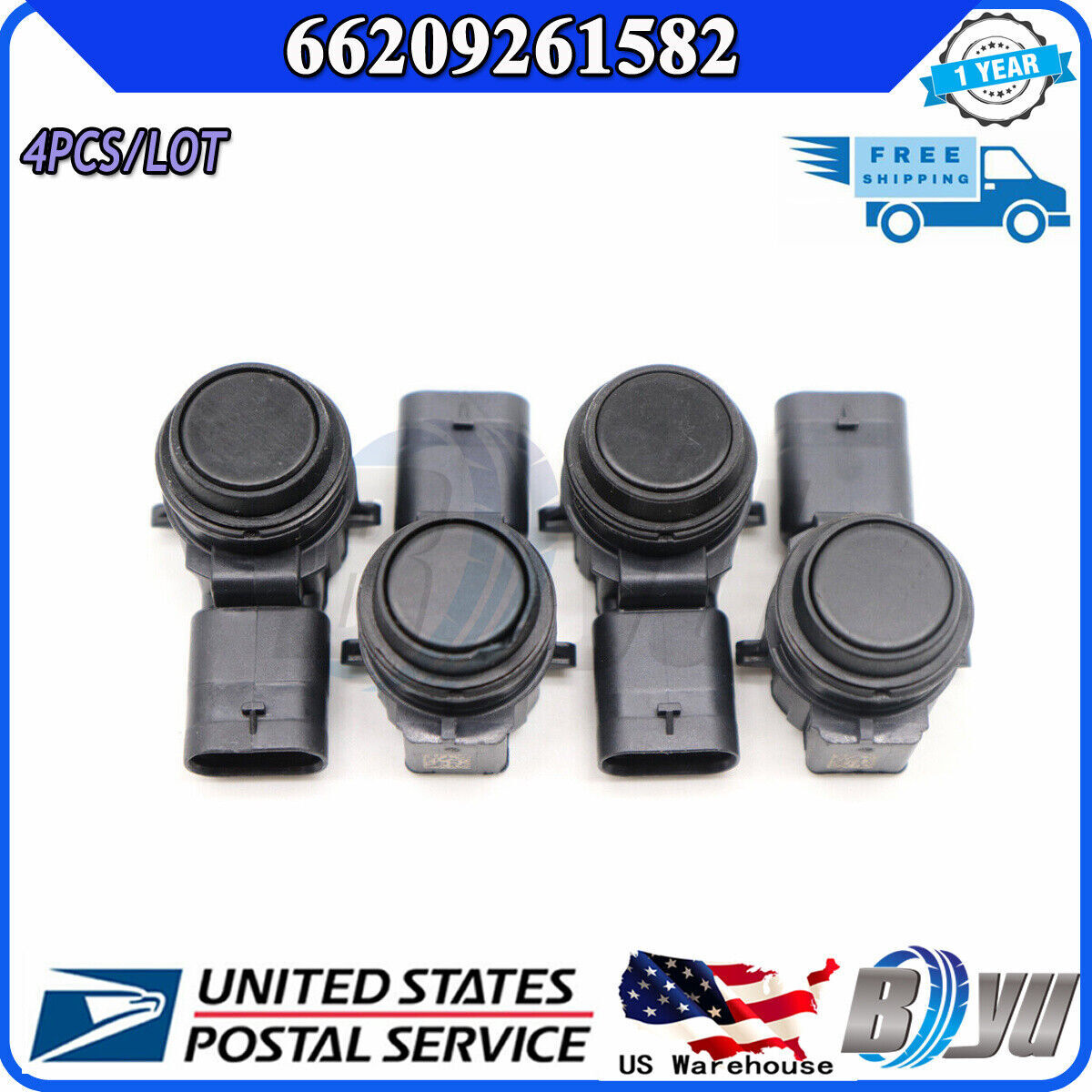 4-pack 66209261582 new ultrasonic PDC parking sensors suitable for BMW F32 F31 F30 F22 F20