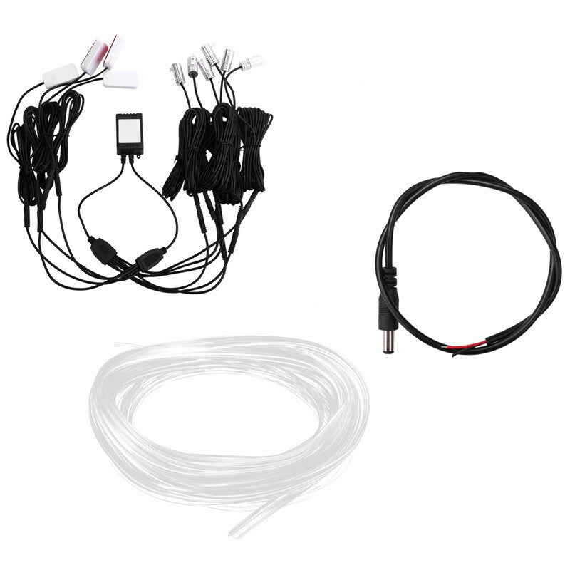 Car Interior Decoration Fiber Optic Strip Light App Control 10in1 Ambient Lamp