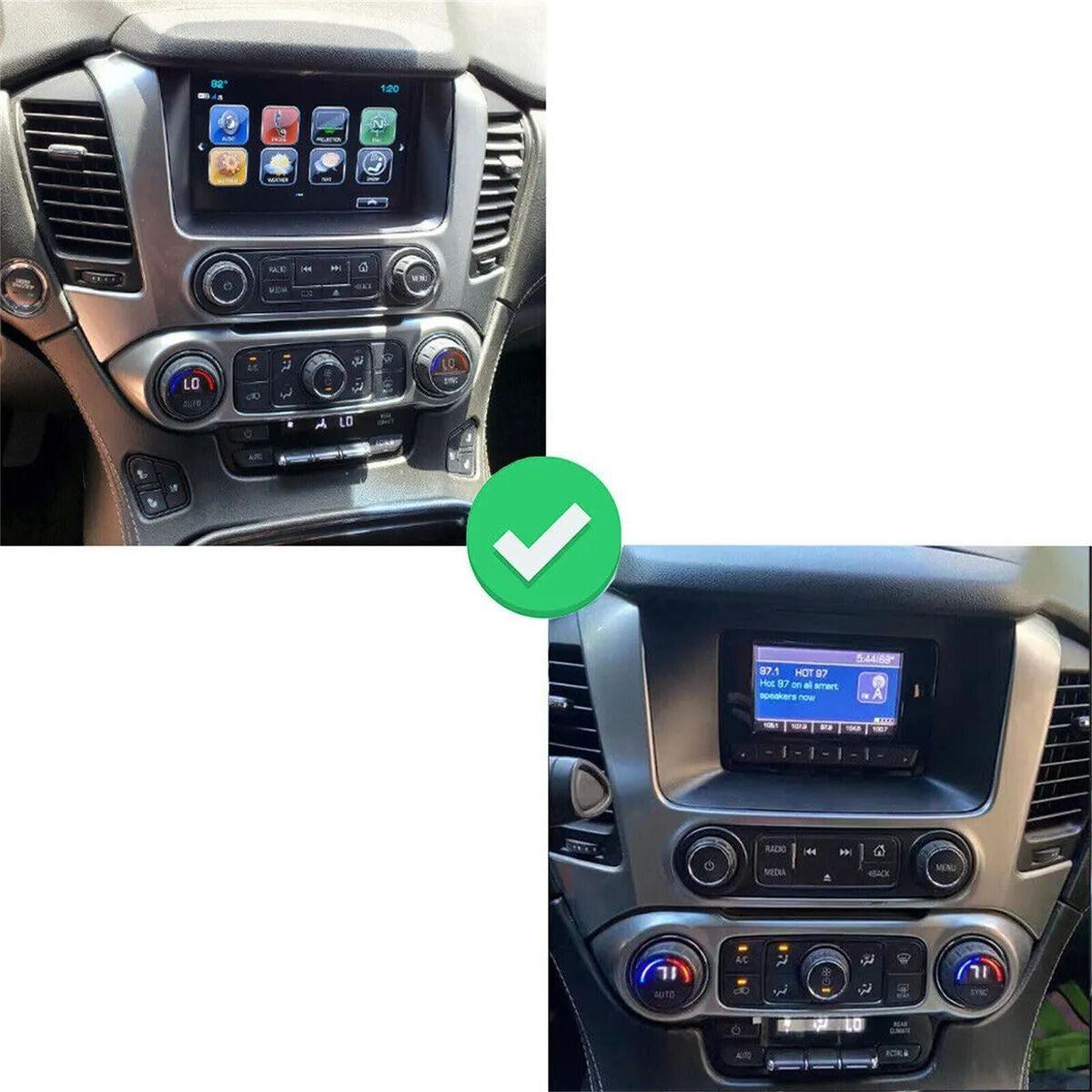 Android 13 for Smart Radio for Tesla Screen GPS for GMC for Yukon for Chevrolet Tahoe 2014-2020