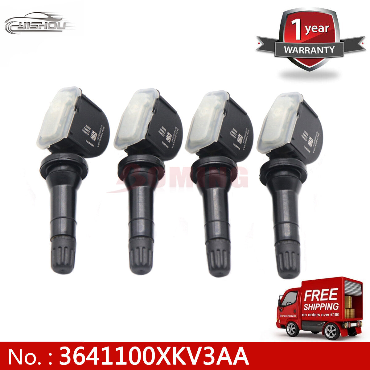 4-piece/set 3641100XKV3AA Tire Pressure Sensor (TPMS) for Haval XY Tank Great Wall