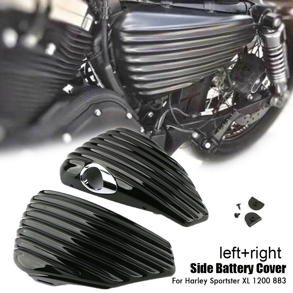 Battery cover + fuel tank cover protection for Harley Sportster XL883 XL1200 2004-2021