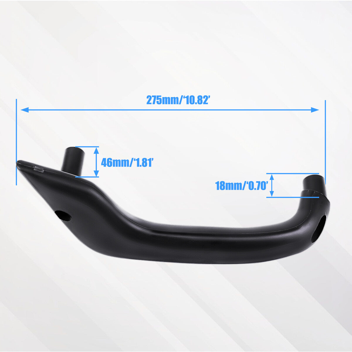 2-piece set of interior front door handles suitable for Ford Fiesta 2011-2020 power windows.