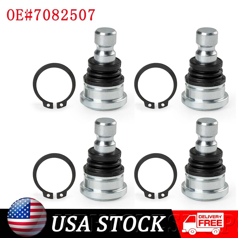 4-piece upper and lower ball joint for Polaris 7082507 RZR 1000 900 XP 4 Ranger 570