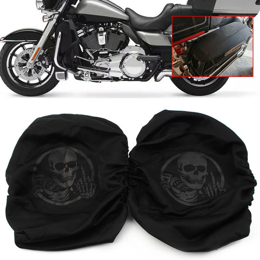 Saddlebag Bag Lid Covers for Harley Touring Electra Glide Ultra Limited Classic